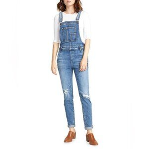 Silver Jeans Co. Denim Overalls Size 28 Distressed